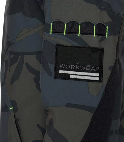 Xhaketë pune North Ways Borel 1511, për burra, madhësia L, camouflage me neon
