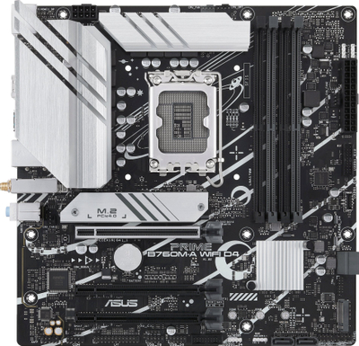 Pllakë amë Asus PRIME B760M-A WIFI D4, Intel B760, Wi-Fi 6, ATX