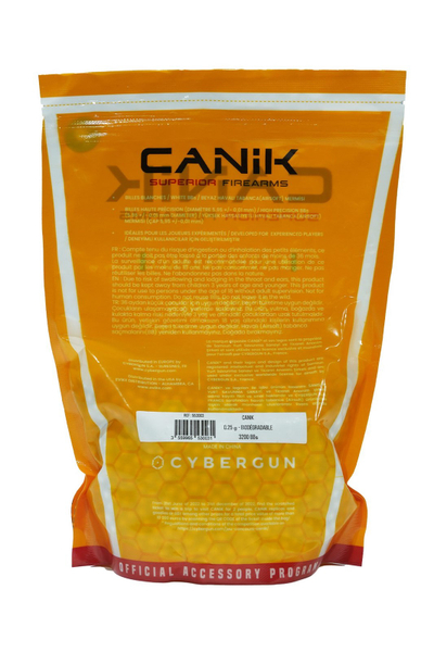 AIRSOFT BBs, CANIK BBs. 3200pcs, 25gr. BIO