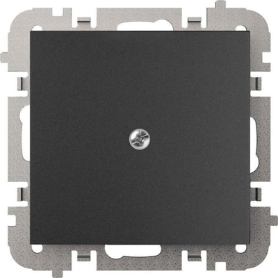 Kapak bllokues elektrik Santra Frame, mekanizëm 57x57 mm, plastikë, i zi