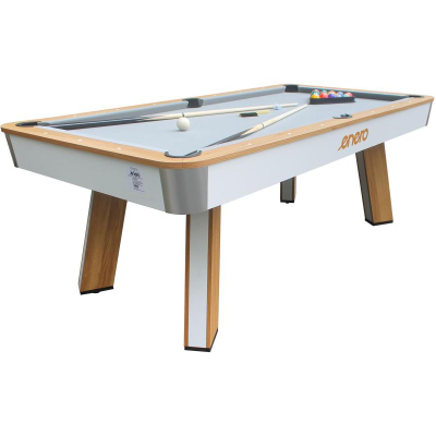 Tavolinë loje Enero 6ft, 3 në 1 pingpong edhe bilardo, shumëfunksionale, e bardhë dru