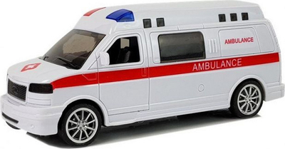 Autoambulancë lodër Lean Sport, me drita, e bardhë