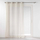 Perde transparente Douceur d'intérieur, 140 x 240 cm, me unaza, bezhë e çelët