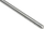 Shufër çeliku me filet M10 DIN 976, gjatësi 2000 mm, e galvanizume