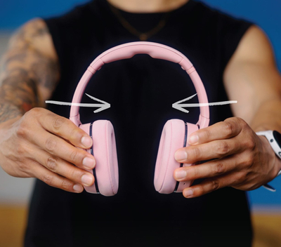 Kufje Bluetooth Skullcandy Crusher 540 Active, over-ear, me izolim zëri, rozë
