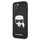 Mbrojtëse telefoni Karl Lagerfeld Karl Head, për iPhone 13 Mini, nga PU Saffiano, e zezë