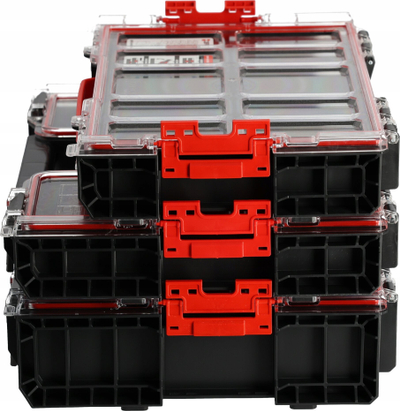 Set organizimi veglash Qbrick System Pro 5n1 Multi Box, me karrocë, që s’e kap uji, ngjyrë e zezë