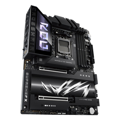 Pllakë amë ASUS ROG CROSSHAIR X870E HERO, AM5, DDR5, Wi-Fi 7, e zezë