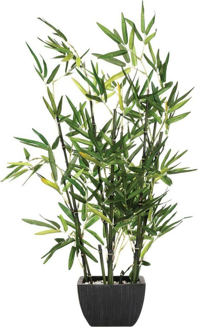 Bimë artificiale Atmosphera Bamboo, 70 cm, me vazo, jeshile