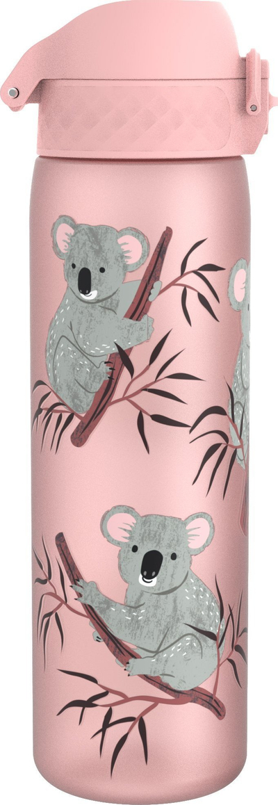 Shishe uji Koala Recyclon, 500ml, që s’rrjedh, rozë