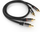 Kabllo audio PremiumCord RCA x2 në RCA x2, 1.5m, e zezë