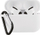 Kuti mbrojtje Vivanco për Apple AirPods 3, silikon, me karabinë, e bardhë