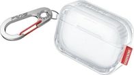 Kapak mbrojtës Skinarma Saido për AirPods Pro 2, transparent, me karabinë metalike