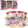 Shpi lodër Deluxe Playhouse, interaktive, me 4 dhoma, shumëngjyrëshe