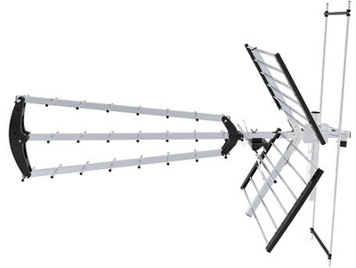 Antena televizive Libox LB2000, drejtimore, DVB T T2, e argjendtë