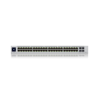 Switch Ubiquiti UniFi Pro 48 PoE, Gigabit, i menaxhuar L2 L3, argjendtë
