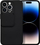 Mbulesë telefoni iberry Slide Case për iPhone 13 Pro, TPU i butë e fleksibël, mbrojtje kamere me rrëshqitje, e zezë