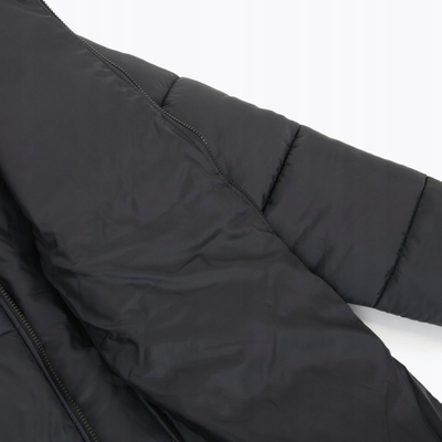 Parka Nike Therma-FIT, dimri, me kapuç, e zezë