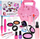 Set lojë grimi Nicole Cute ZA4799, çantë kozmetike, për fëmijë, rozë