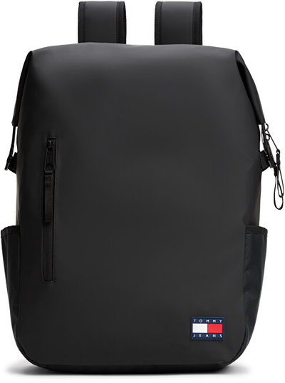 Çantë shpine për meshkuj Tommy Hilfiger, e zezë