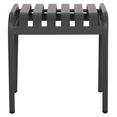 Stol alumini HomeMarkt Rachel HM6340.01, 45x45x46cm, gri