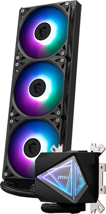 Ftohës me ujë MSI MAG CoreLiquid I360 (306-7ZW8A11-C24), 2350rpm, 32.8dBa, 70.7CFM, ARGB, 360mm