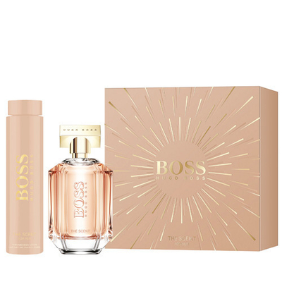 Set Eau de Parfum Hugo Boss Boss The Scent For Her, 30 ml + Losion trupi, 50 ml