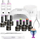 Set manikyri Ocho Nails Starter Kit 6 Hybrid, llampë UV LED, komplet xheli, e bardhë