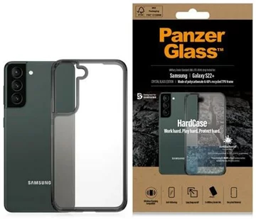 Futrollë PanzerGlass HardCase për Samsung Galaxy S22 Plus, antibakteriale, military grade, transparente