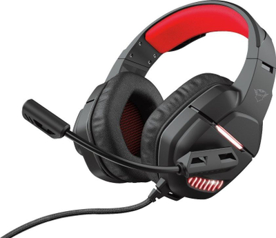 Kufje gaming Trust GXT 448 Nixxo, me mikrofon, me kabllo 3.5 mm, të zeza