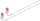 Кабел мрежен Lanview LV-6AFTP-FLEX-ANG-10W, Cat6A, флексибилен агол, бел