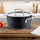 Tenxhere alumini Fissler Adamant, 20 cm, veshje jo ngjitëse, gri e errët