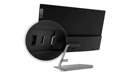Monitor Lenovo Q24i-1L, 23.8" LED, Full HD, i zi/argjendtë