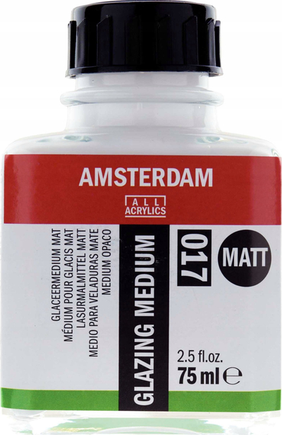 Medium akrilik Amsterdam Matte Glazing, 75 ml, transparent