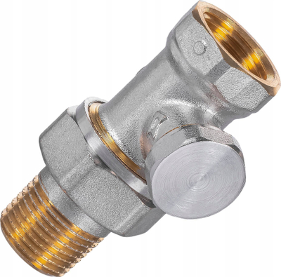 Valvul kthimi Comap Straight, 1/2"-M22, rregullim prurjeje, e nikluar
