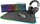 Set gaming Deltaco Gaming 4 në 1, RGB, me tastierë, maus, mousepad edhe kufje, i zi