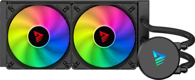 Ftohës uji për CPU Savio Velox, 240mm, ARGB, i zi