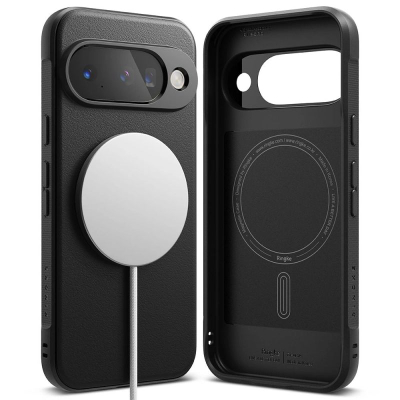 Futrollë Ringke Onyx Magnetic MagSafe për Google Pixel 10, termoplastike, magnetike, e zezë