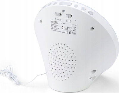 Ora me alarm diellore Solar Alarm Clock, radio FM, dritë zgjimi LED, e bardhë