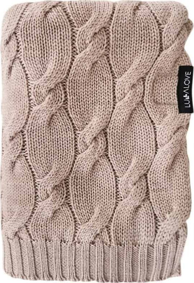 Batanije merino Lullalove Premium, 80x100 cm, bezhë