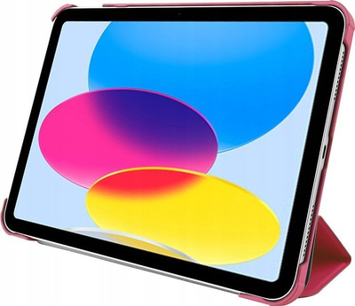 Kuti mbrojtëse Pomologic për iPad 10.9 Gen 10, Book Case, rozë