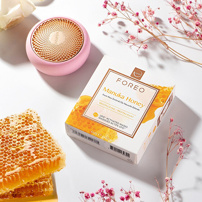 Maskë rigjallëruese për fytyrë Foreo Manuka Honey, 6 x 6 g