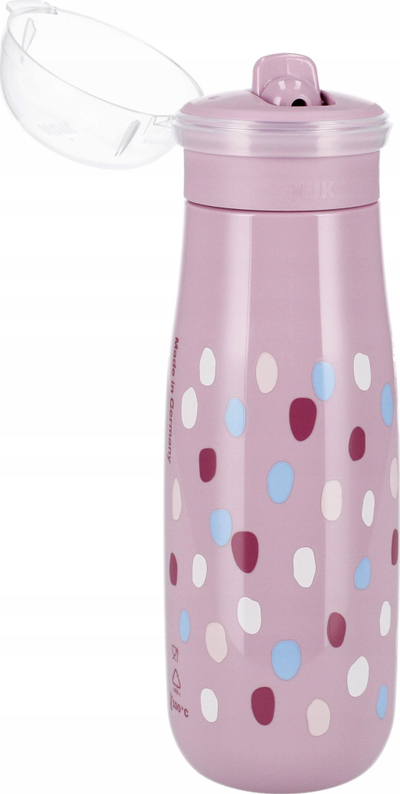 Gotë me pipëz Nuk Mini-Me Flip 2 në 1, 450 ml, për kalamaj 12m+, rozë