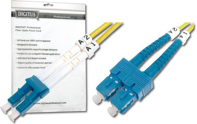 Kabllo optike Digitus DK-2932-03, single mode, LC SC, 3m