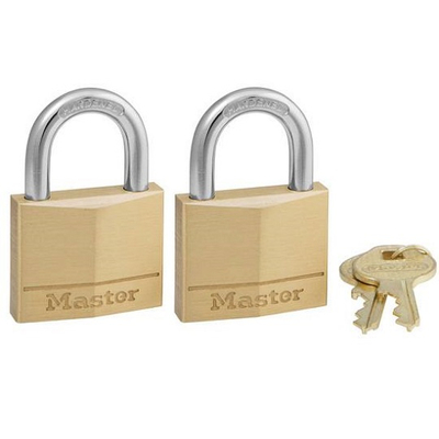 Dryrë Master Lock 150EURT, bronz 50mm, set 2 copë, ngjyrë ari
