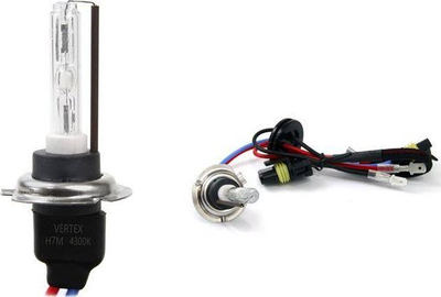 Llambë Xenon H7 H7M 4300K, bazë metalike, 12V 24V