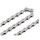 Zinxhir biçiklete Shimano CN-HG71, 6/7/8 shpejtësi, 116 hallka, gri