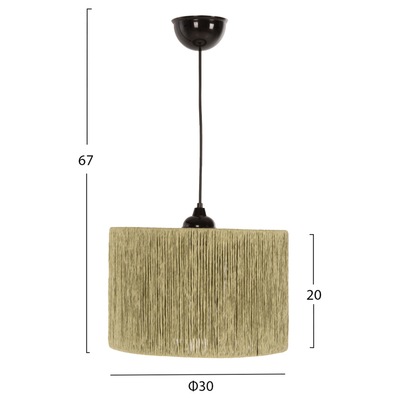 Llambadar tavani Indoor HM7944.03, E27, 30cm, pistachio