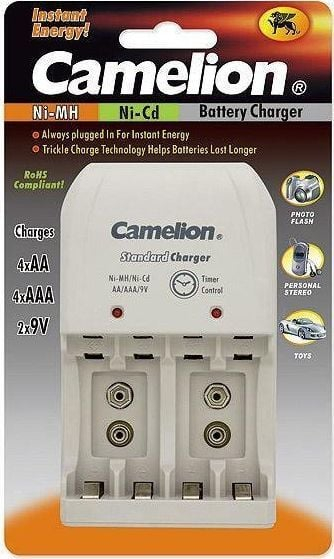 Karikues baterish Camelion BC-0904S, 4 vende, NiCd AA, gri