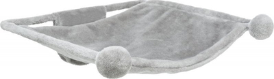 Varëse murale për mace Trixie Cat Hammock, metal, material pelush, gri